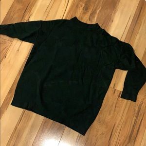 NWOT Dark green Mango sweater